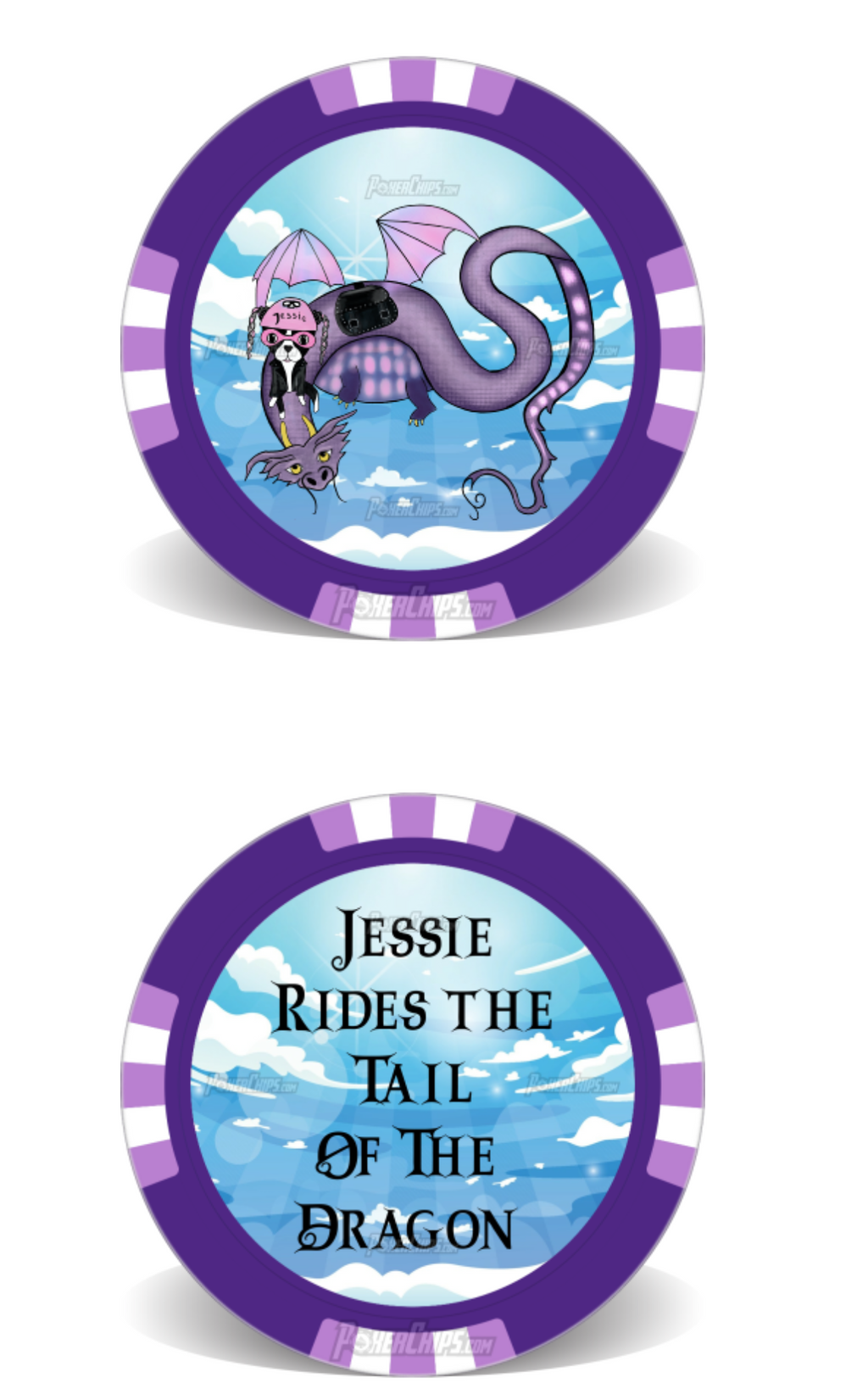Jessie Rides Tail of the Dragon: Poker Chip