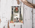 Boston Terrier Christmas Cards, Set of 10 Dog Holiday Cards, Pug Christmas Card Pack, Festive Dog Art, Blank Inside, Shipped Greeting Cards