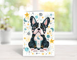 Universe Boston Terrier Cards, Boston Terrier Gifts, Boston Terrier, Boxed Card Set, Cute Dog Cards, 10 Card Boxed Set, Blank Inside