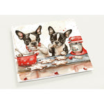 Baking Boston Terriers, Christmas Cards, Dog Lover, Boston Terrier Holiday, Holiday Card Set, Cute Dog Holiday Cards, Pack of 10