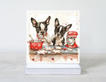 Baking Boston Terriers, Christmas Cards, Dog Lover, Boston Terrier Holiday, Holiday Card Set, Cute Dog Holiday Cards, Pack of 10