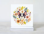 Boston Terrier Folk Art Cards, Boston Terrier Gifts, Boston Terrier, Boxed Card Set, Cute Dog Cards, 10 Card Boxed Set, Blank Inside