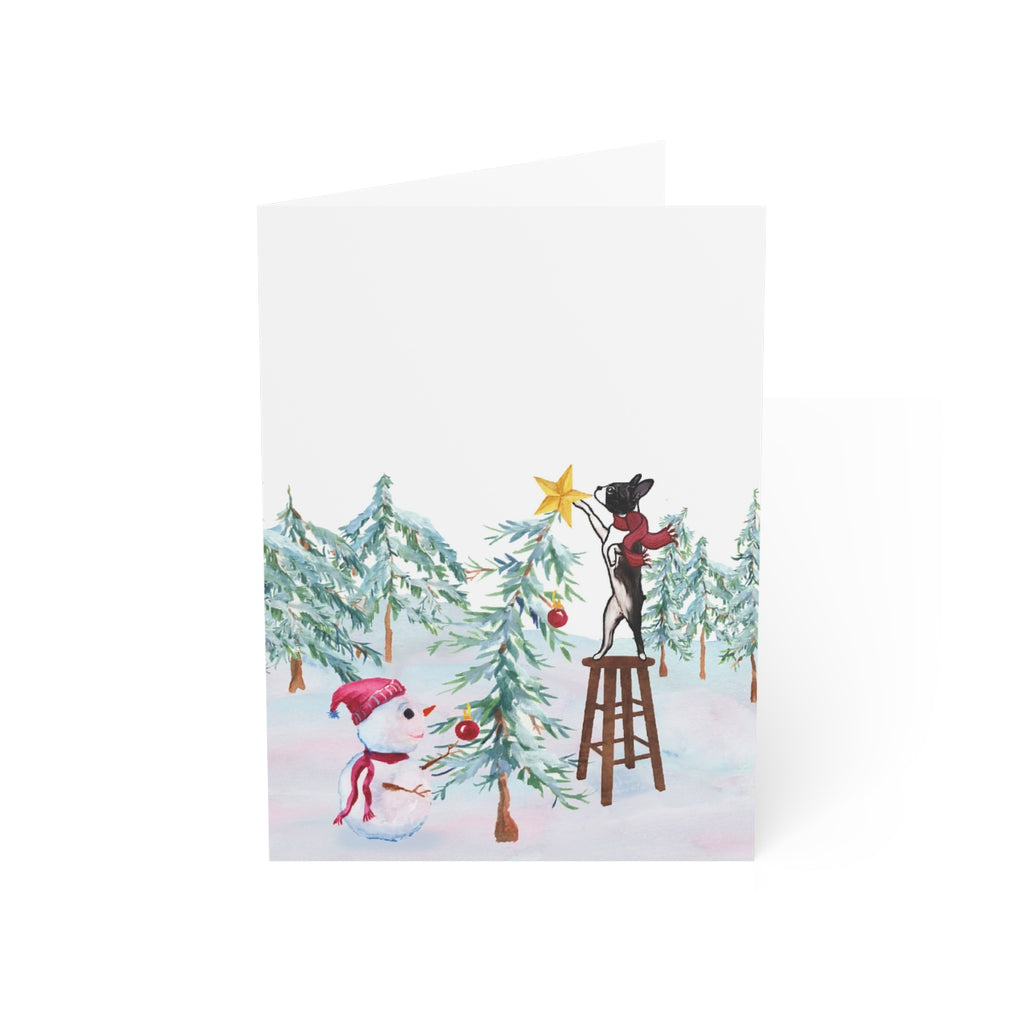 Boston Hope, Wonder, and Joy Folded Greeting Cards (1, 10, 30, or 50)