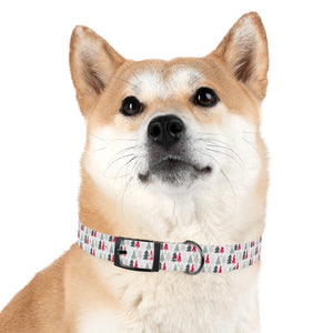 Holiday Trees Personalized Dog Collar