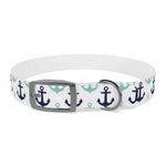 Anchors Away Personalized Dog Collar