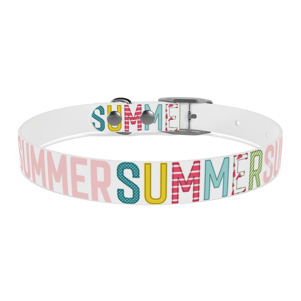 Summer Personalized Dog Collar