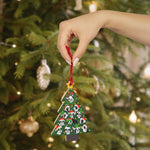 Bostons Christmas Tree Wooden Ornament