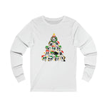 Bostons Christmas Tree Long Sleeve T Shirt
