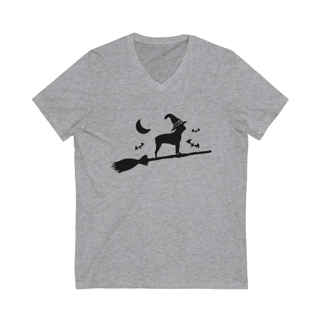 Boston Witch V Neck T-Shirt