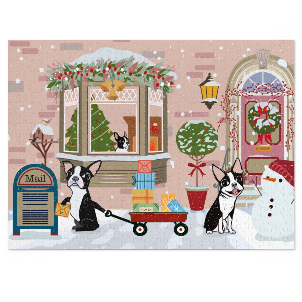 Boston Terriers Letter to Santa Puzzle