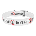 Don't Pet Dog Collar