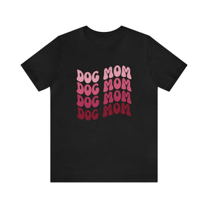 Retro Pink Dog Mom Shirt