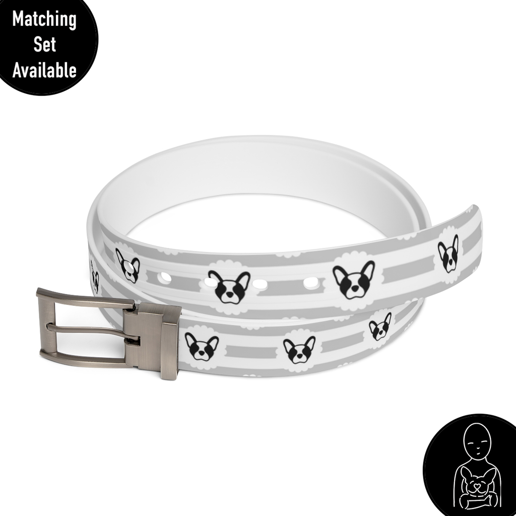 Grey Stripes and Bostons Belt