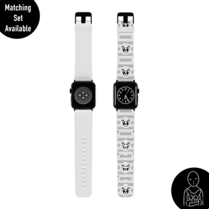 Grey Stripes and Bostons Watch Band for Apple Watch