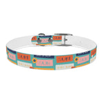 Summer Surfing Personalized Dog Collar