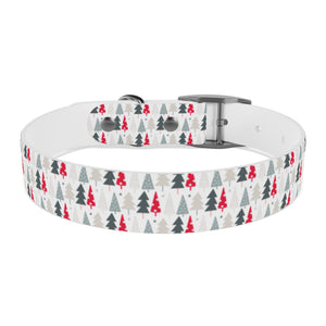 Holiday Trees Personalized Dog Collar