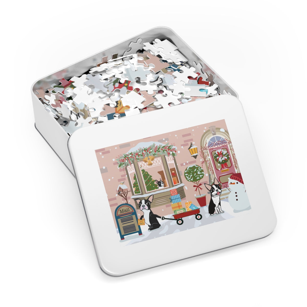 Boston Terriers Letter to Santa Puzzle