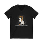 Ruff Around The Edges V-Neck Tee