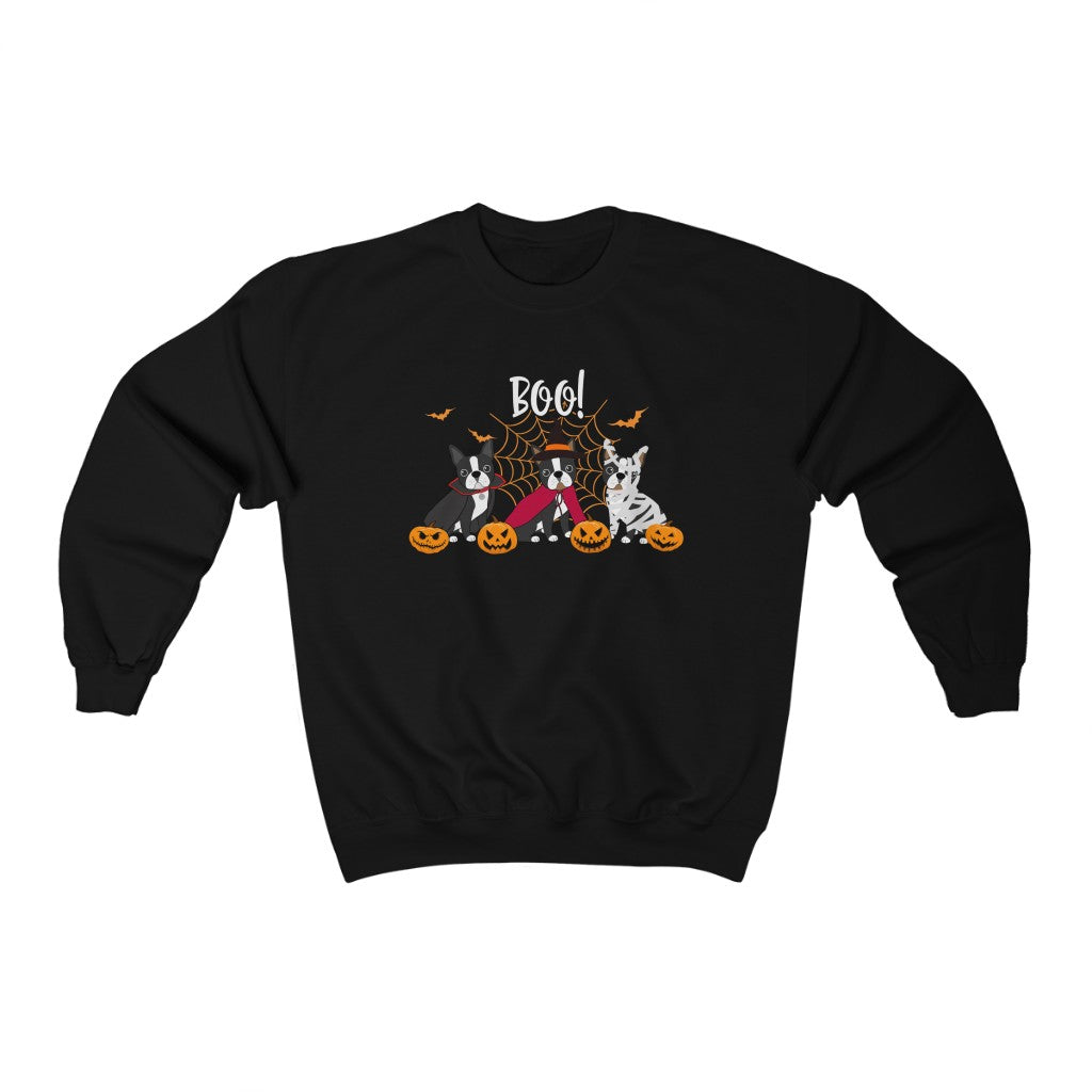 Halloween Bostons Crewneck Sweatshirt
