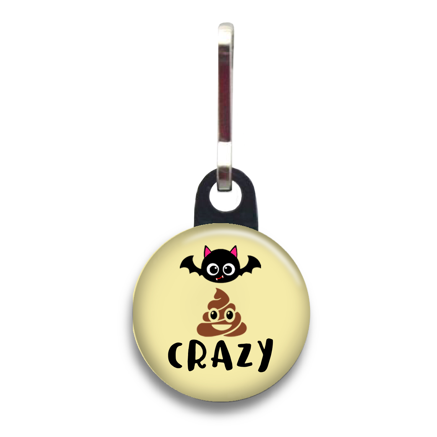 Bat Shit Crazy Dog Tag