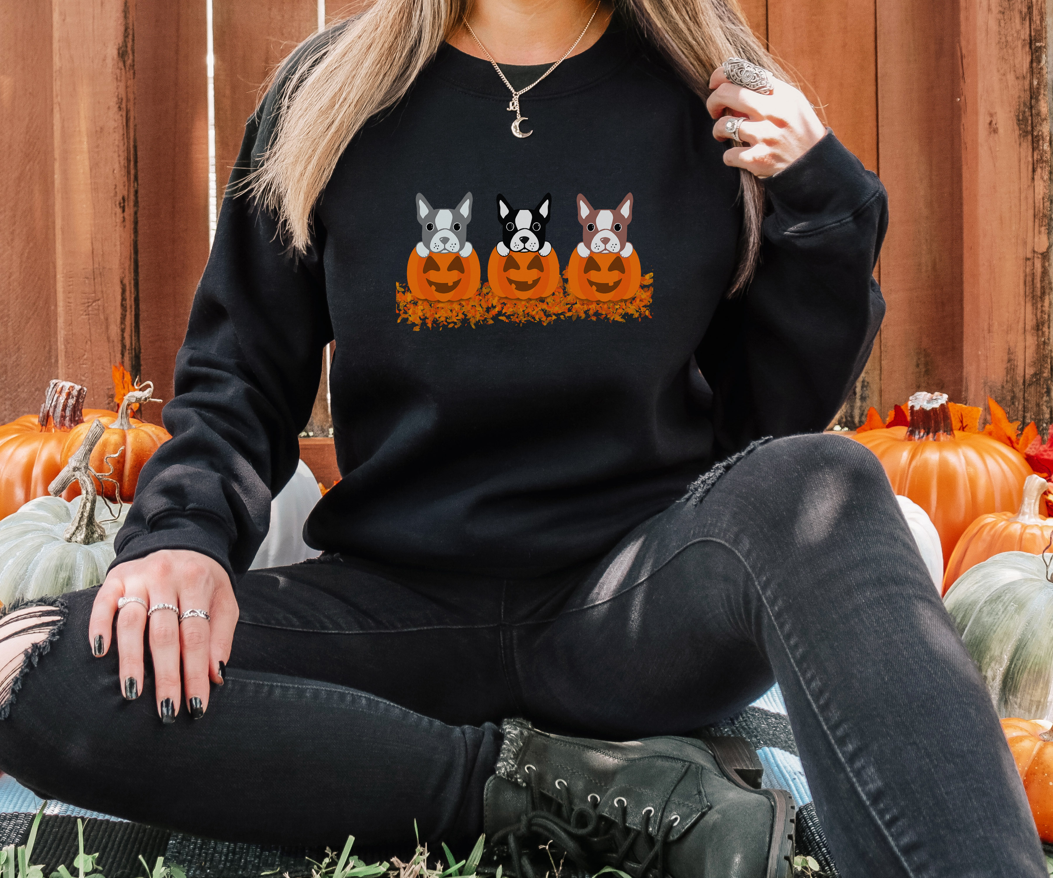 Boston Pumpkins Crewneck Sweatshirt