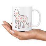 Boston Terrier Flower Child Mug