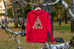 Bostons Christmas Tree Hooded Sweatshirt