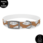 Clay Feathers Personalized Dog Collar