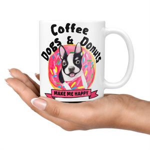 Coffee, Dogs, & Donuts Mug