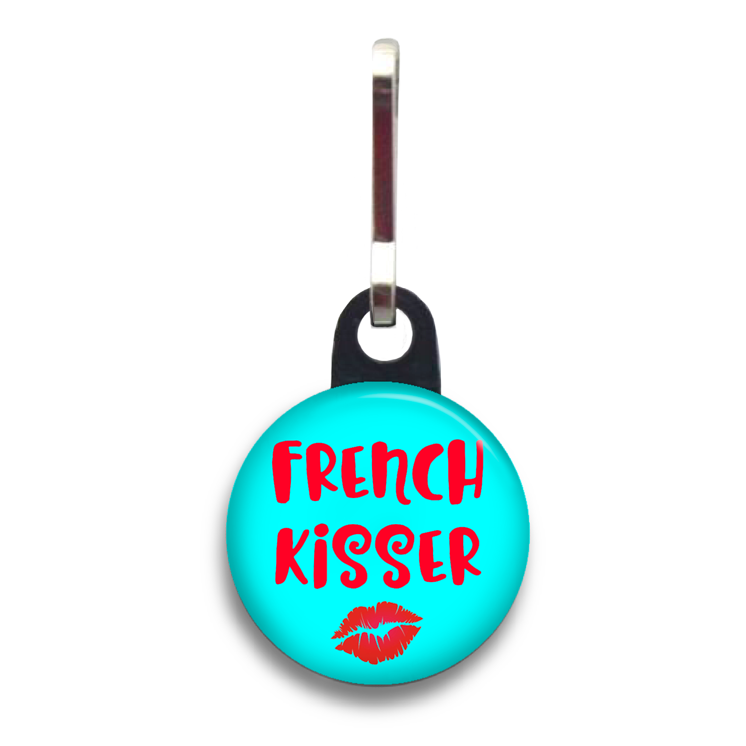 French Kisser Dog Tag