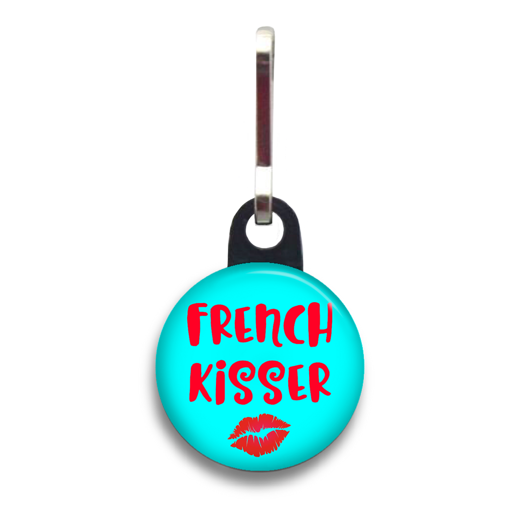 French Kisser Dog Tag