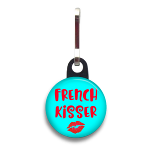 French Kisser Dog Tag