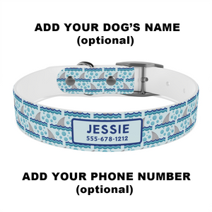 Fun Fins Personalized Dog Collar