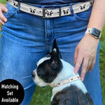 Grey Stripes and Bostons Watch Band for Apple Watch
