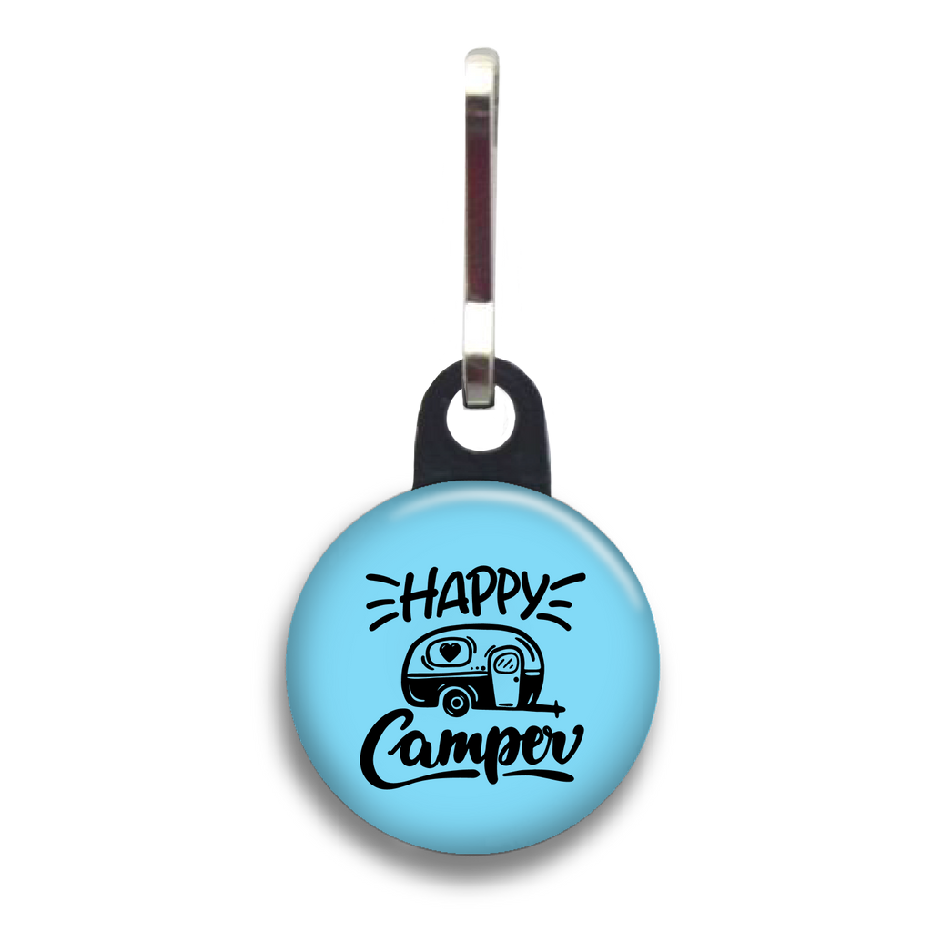 Happy Camper Dog Tag