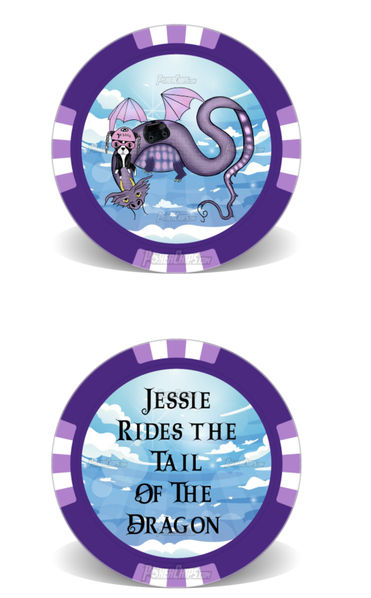 Jessie Rides Tail of the Dragon: Poker Chip