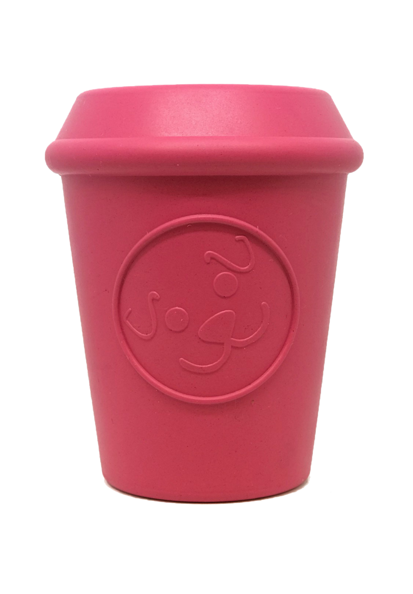 Coffee Cup Treat Dispenser, Slower Feeder, & Toy