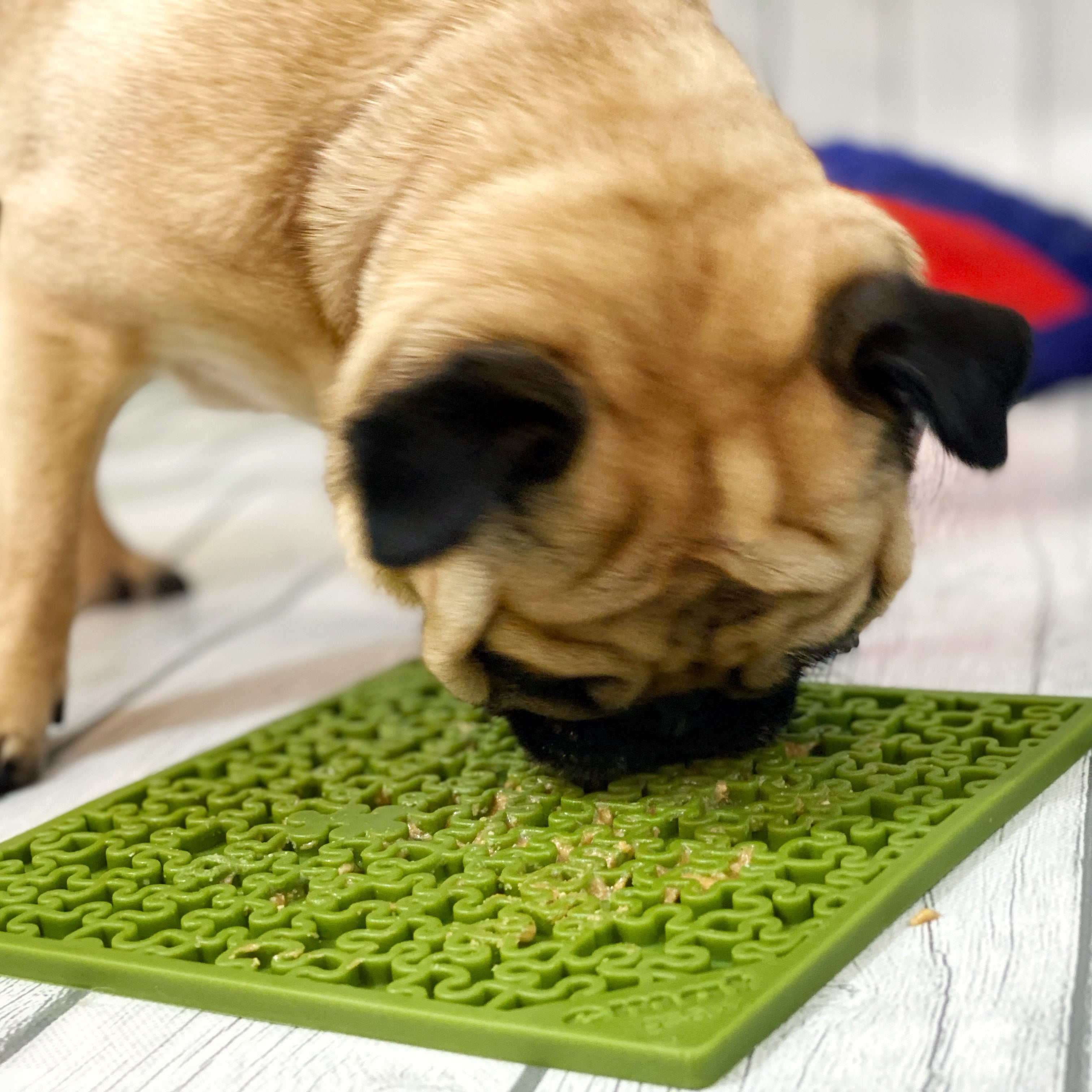 Green Jigsaw Puzzle Lick Mat
