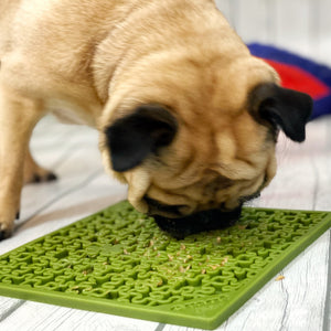 Green Jigsaw Puzzle Lick Mat