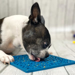 Blue Jigsaw Puzzle Lick Mat