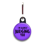 Silently Judging You Dog Tag