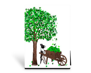 Loads of Luck Wheelbarrow Boston Art Panel