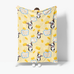 Luke Loves Cheese Throw Blanket