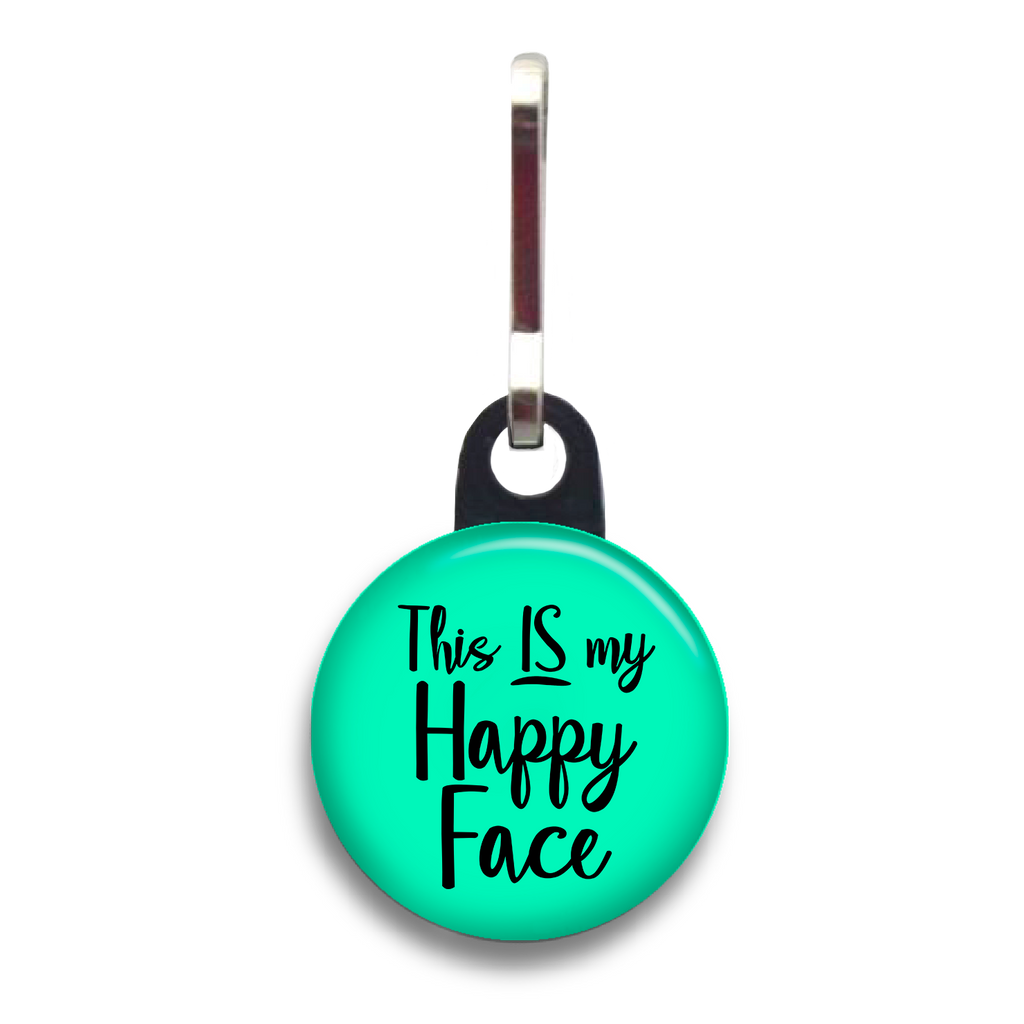 This Is My Happy Face Dog Tag