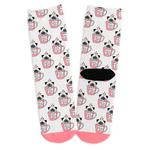 Love Pug Mug Socks