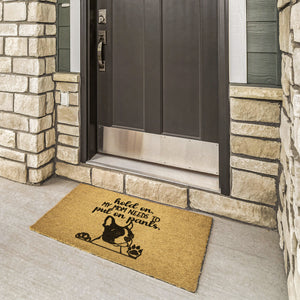 Put On Pants Boston Door Mat