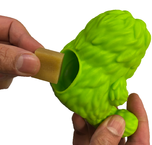 Yeti Puff and Play Enrichment Toy Green