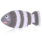 Gray Fish Snuffle Mat