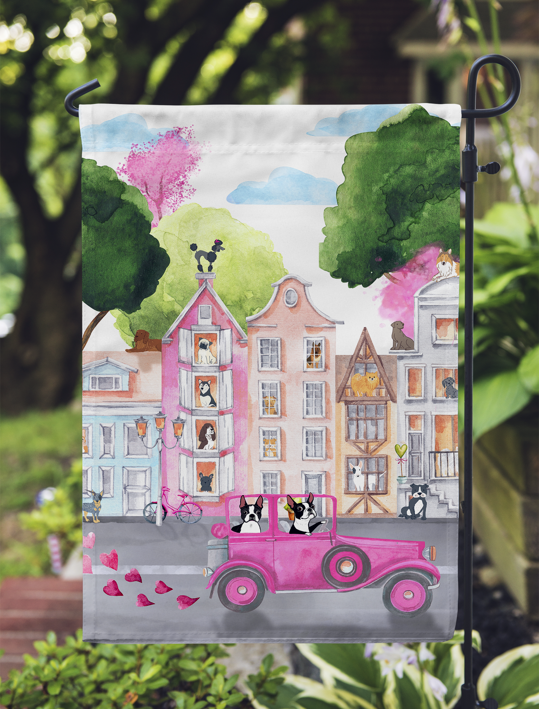 Spread Love Boston Garden Flag
