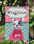 Personalized Boston Love Garden Flag